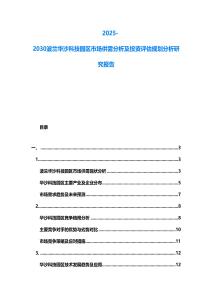 2025-2030波蘭華沙科技園區(qū)市場(chǎng)供需分析及投資評(píng)估規(guī)劃分析研究報(bào)告