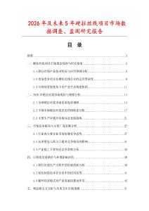 2026年及未来5年硬拉丝线项目市场数据调查、监测研究报告