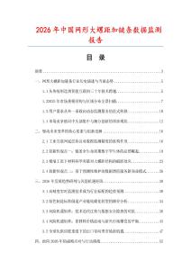 2026年中國網形大螺距加鏈條數據監測報告