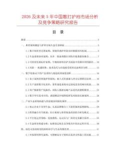 2026及未來5年中國散打護襠市場分析及競爭策略研究報告