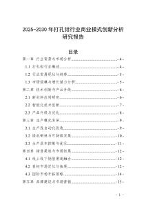 2025-2030年打孔鉗行業(yè)商業(yè)模式創(chuàng)新分析研究報告