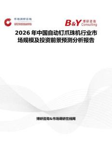 2026年中國自動釘爪珠機行業市場規模及投資前景預測分析報告