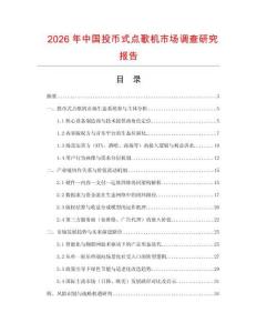 2026年中國(guó)投幣式點(diǎn)歌機(jī)市場(chǎng)調(diào)查研究報(bào)告