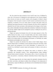 自我、他人與自然：劉易斯·卡羅爾的愛(ài)麗絲小說(shuō)中的異化現(xiàn)象