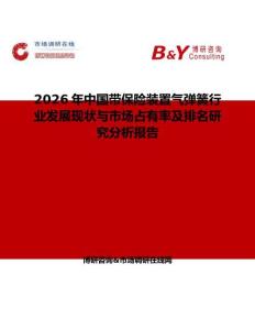 2026年中國帶保險裝置氣彈簧行業(yè)發(fā)展現(xiàn)狀與市場占有率及排名研究分析報告