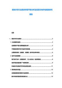 煤炭開采行業現狀供需平衡分析及投資方向評估規劃研究報告