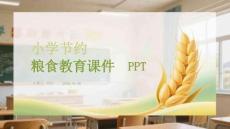 小學(xué)節(jié)約糧食教育課件 PPT