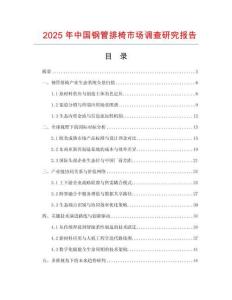 2025年中國鋼管排椅市場調(diào)查研究報告