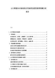 云計算服務(wù)市場現(xiàn)狀應(yīng)用場景及投資前景預(yù)測分析報告