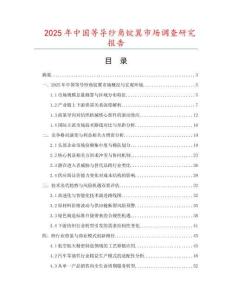 2025年中國等導紗角錠翼市場調(diào)查研究報告