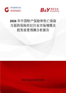 2026年中國財(cái)產(chǎn)保險(xiǎn)和傷亡保險(xiǎn)方面的保險(xiǎn)經(jīng)紀(jì)行業(yè)市場規(guī)模及投資前景預(yù)測分析報(bào)告