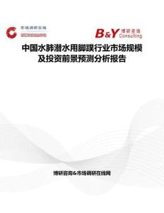 中國水肺潛水用腳蹼行業市場規模及投資前景預測分析報告