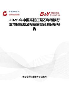 2026年中國高低壓聚乙稀薄膜行業市場規模及投資前景預測分析報告