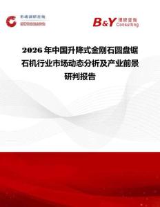 2026年中國升降式金剛石圓盤鋸石機行業市場動態分析及產業前景研判報告