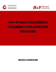 2026年中國(guó)雙冷熱式后踵整型機(jī)行業(yè)發(fā)展現(xiàn)狀與市場(chǎng)占有率及排名研究分析報(bào)告