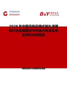 2026年中國吊鉤升降式拋丸清理機行業發展現狀與市場占有率及排名研究分析報告