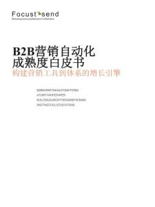 2026年b2b營銷自動(dòng)化成熟度白皮書-focussend-202604