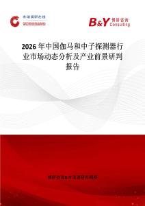 2026年中國伽馬和中子探測器行業(yè)市場動態(tài)分析及產(chǎn)業(yè)前景研判報告