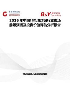 2026年中國非電油炸鍋行業市場前景預測及投資價值評估分析報告