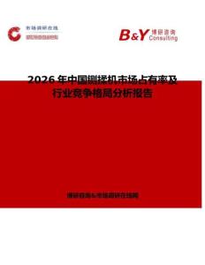 2026年中國鍘揉機市場占有率及行業競爭格局分析報告