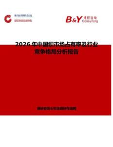 2026年中國鋇市場占有率及行業競爭格局分析報告