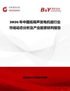 2026年中国低噪声发电机组行业市场动态分析及产业前景研判报告
