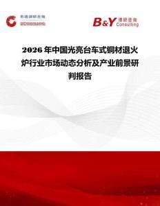 2026年中國光亮臺車式銅材退火爐行業市場動態分析及產業前景研判報告