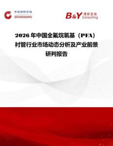 2026年中國全氟烷氧基（PFA）襯管行業(yè)市場動態(tài)分析及產業(yè)前景研判報告