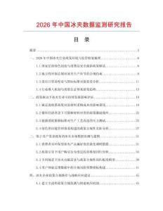 2026年中國冰夾數據監測研究報告