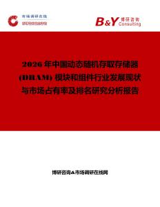 2026年中國動態(tài)隨機(jī)存取存儲器 (DRAM) 模塊和組件行業(yè)發(fā)展現(xiàn)狀與市場占有率及排名研究分析報告