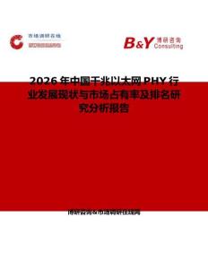 2026年中國千兆以太網PHY行業發展現狀與市場占有率及排名研究分析報告