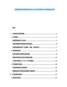 抗菌藥物創(chuàng)新研發(fā)技術(shù)行業(yè)分析報告與市場前景研究