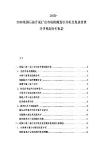 2025-2030法國石油開采行業(yè)市場供需現(xiàn)狀分析及發(fā)展前景評估規(guī)劃分析報告
