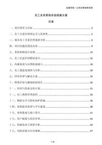 員工關(guān)系管理系統(tǒng)搭建方案