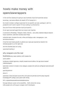 如何利用OpenCLaw賺錢（英文最新版）