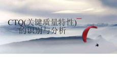 CTQ(關(guān)鍵質(zhì)量特性)的識別與分析