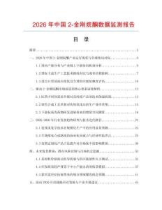 2026年中國2-金剛烷酮數據監測報告