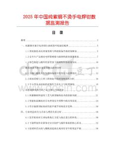 2025年中國純紫銅不燙手電焊鉗數據監測報告