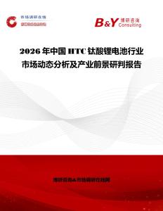 2026年中國HTC鈦酸鋰電池行業(yè)市場動態(tài)分析及產業(yè)前景研判報告