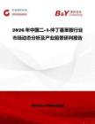 2026年中國二-4-仲丁基苯胺行業市場動態分析及產業前景研判報告