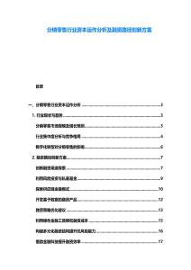 分銷零售行業(yè)資本運作分析及融資路徑創(chuàng)新方案