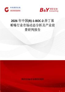 2026年中國(guó)(R)-1-BOC-2-異丁基哌嗪行業(yè)市場(chǎng)動(dòng)態(tài)分析及產(chǎn)業(yè)前景研判報(bào)告