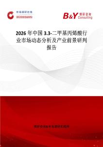 2026年中國3.3-二甲基丙烯酸行業市場動態分析及產業前景研判報告