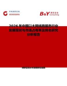 2026年中國(guó)以太網(wǎng)線(xiàn)路服務(wù)行業(yè)發(fā)展現(xiàn)狀與市場(chǎng)占有率及排名研究分析報(bào)告