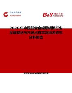 2026年中國低合金鋼厚鋼板行業(yè)發(fā)展現(xiàn)狀與市場占有率及排名研究分析報告