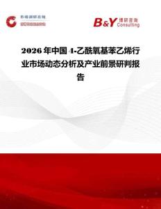 2026年中國4-乙酰氧基苯乙烯行業市場動態分析及產業前景研判報告