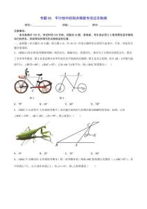 【七下數學】專題06_平行線中的拐點模型專項過關檢測（原卷版）