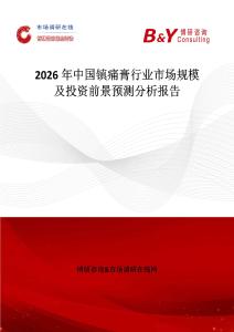 2026年中國鎮痛膏行業市場規模及投資前景預測分析報告