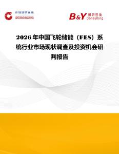 2026年中國(guó)飛輪儲(chǔ)能（FES）系統(tǒng)行業(yè)市場(chǎng)現(xiàn)狀調(diào)查及投資機(jī)會(huì)研判報(bào)告