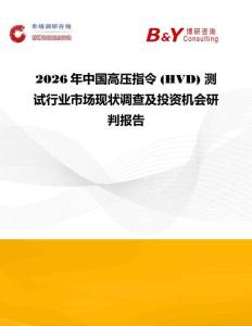 2026年中國高壓指令 (HVD) 測試行業市場現狀調查及投資機會研判報告